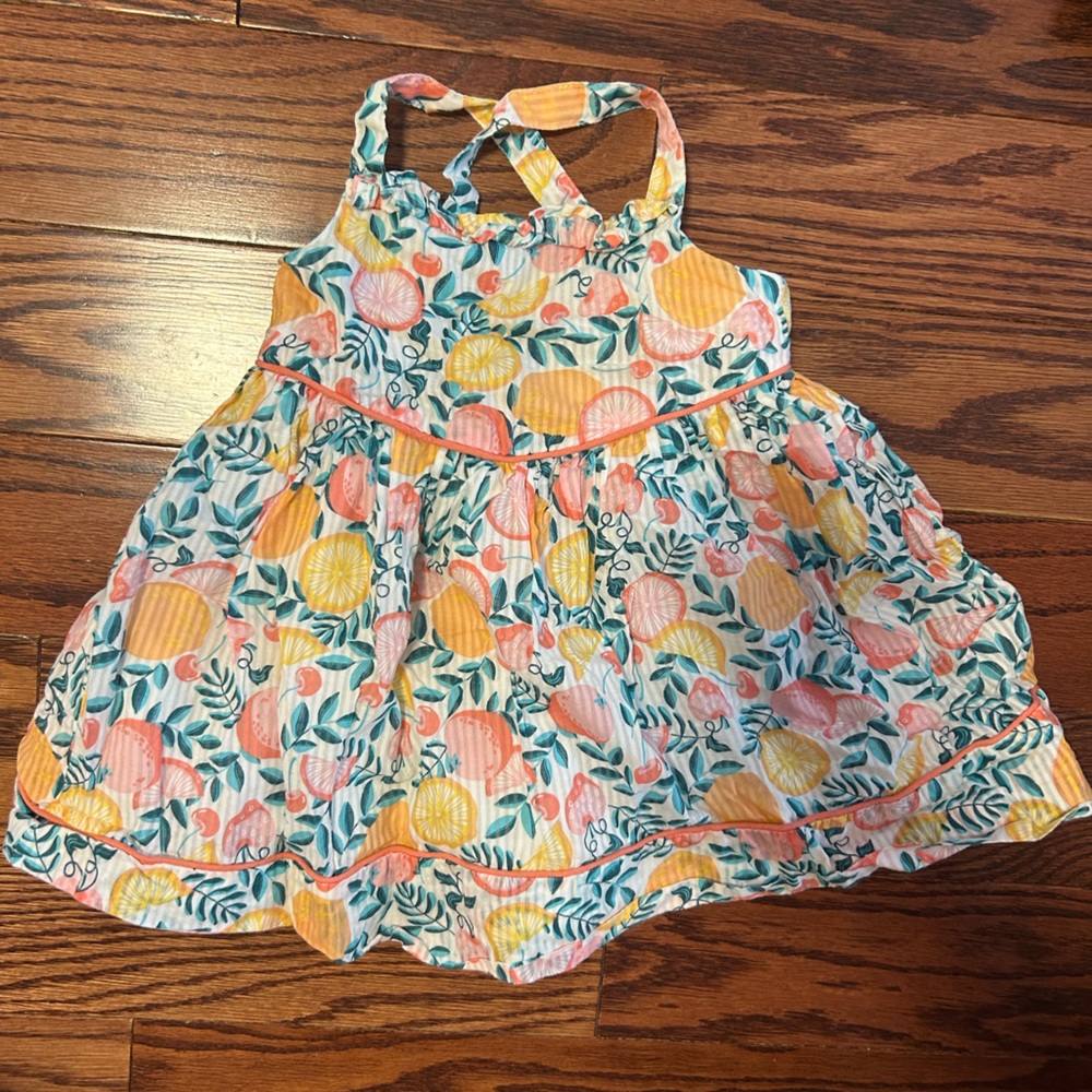 12-18m Colorful Kids Floral Print Dress
